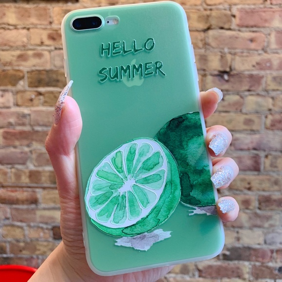 Accessories Summer Green Fresh Soft Silicone Clear Phone Case Poshmark